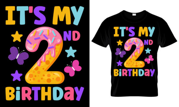 2nd Birthday Svg - Donut Birthday Svg