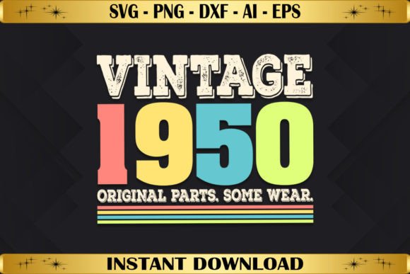 Vintage 1950 Original Parts: Graphics & T-Shirt Design Review