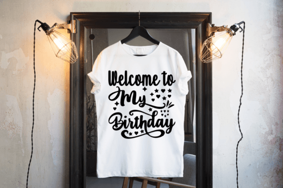 Welcome to My First Birthday SVG Design